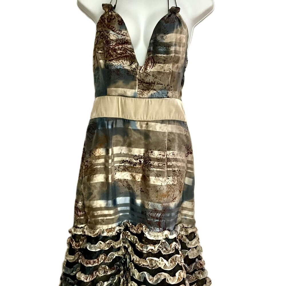 Giorgio Armani Silk  Dress- Made in Italy-Size 40 IT